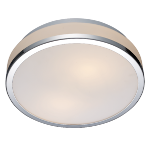 Ceiling Round Chrome _ Glass