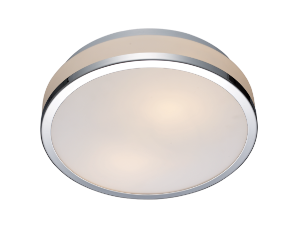 Ceiling Round Chrome _ Glass