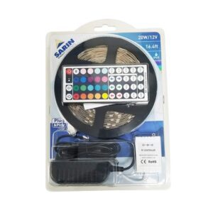 LED RGB Strip Light Kit 16.4ft, SLKIT – 20W